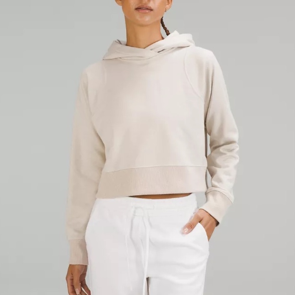 Lululemon Loungeful Cropped Hoodie *Sparkle